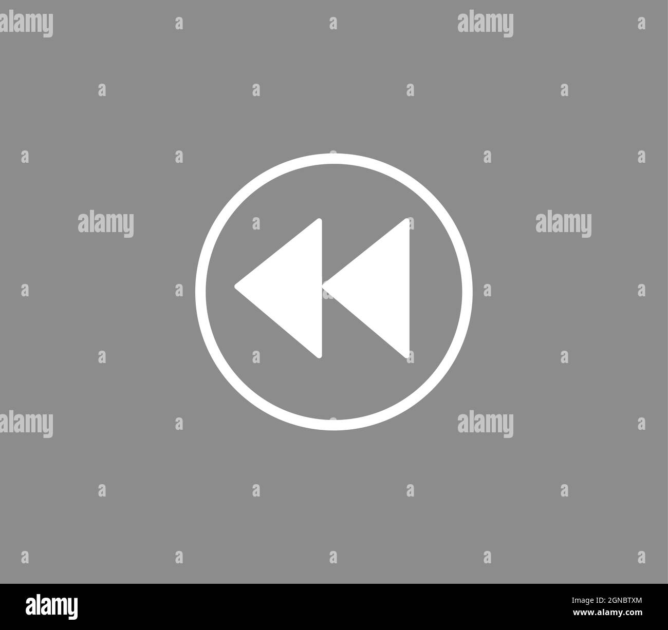 Umkehrtaste, Vektorzeichen der Umkehrtaste Stock Vektor