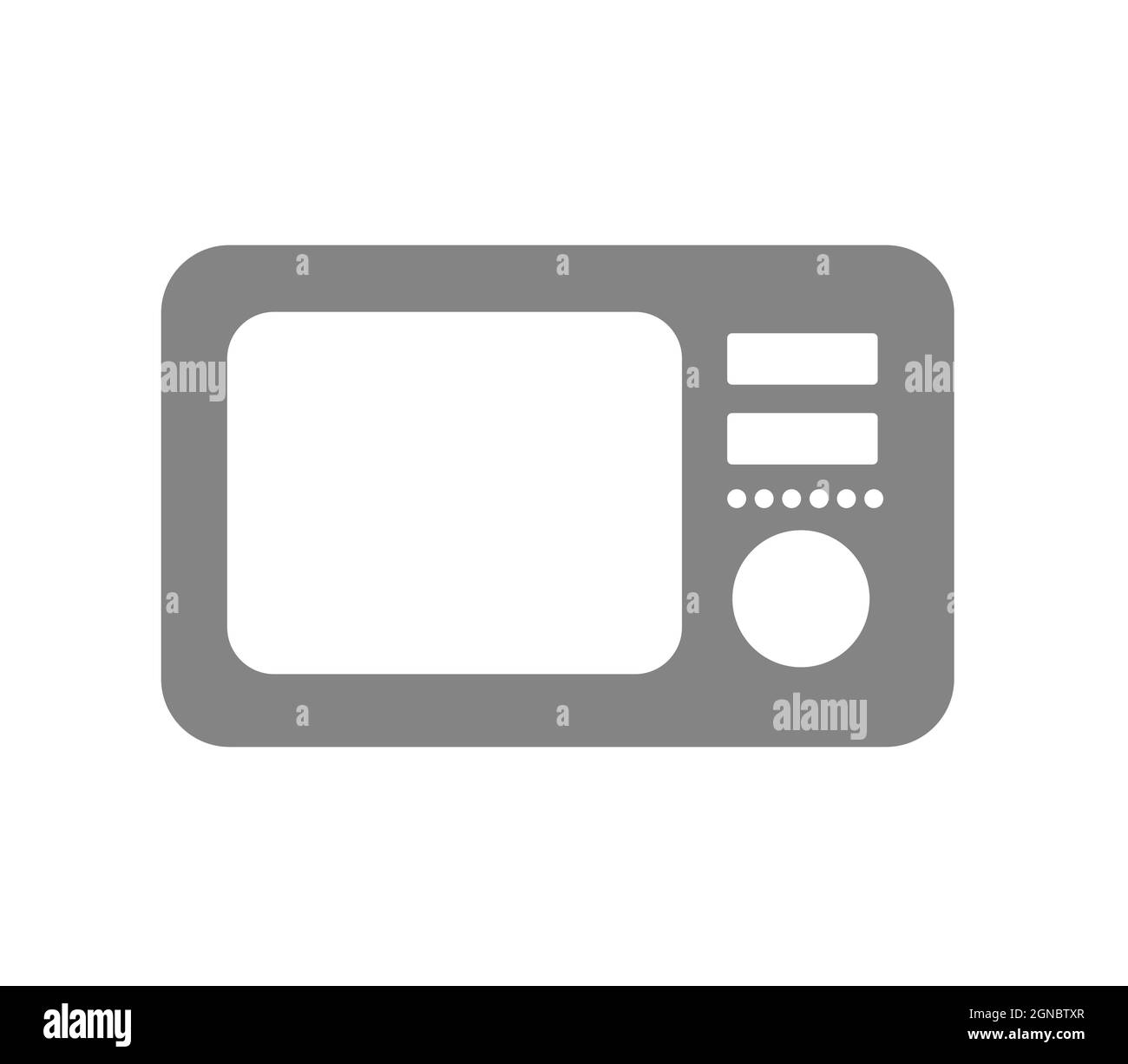 Vektorgrafik für Backöfen, Vektorgrafik für Mikrowellenherden Stock Vektor