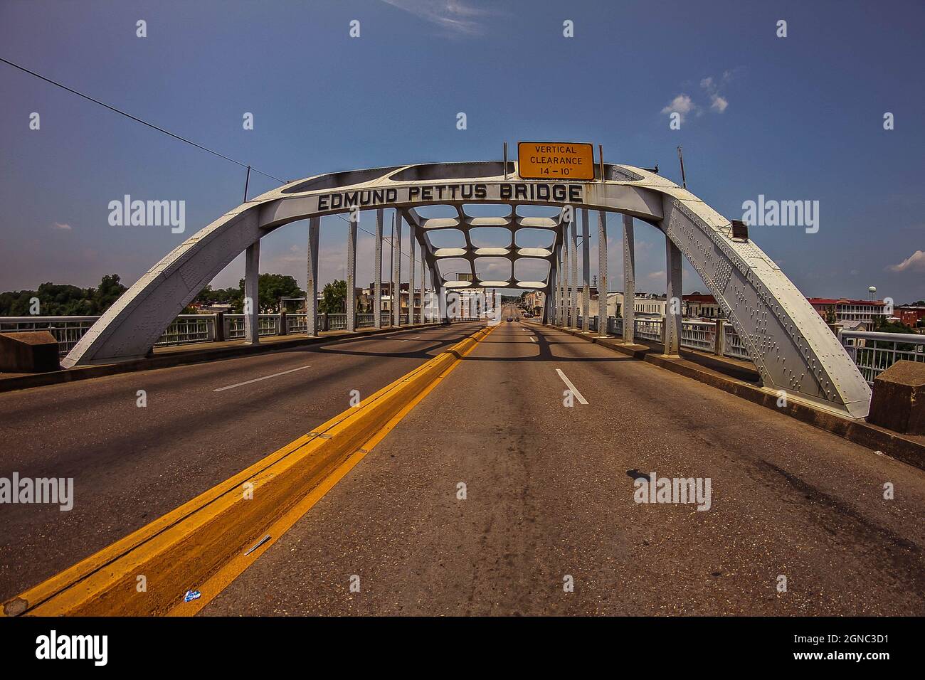Edmund Pettus Bridge - Selma Stockfoto