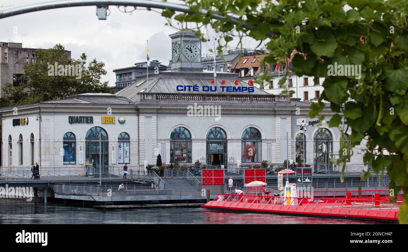 Geneve : Cité du Temps Stockfoto