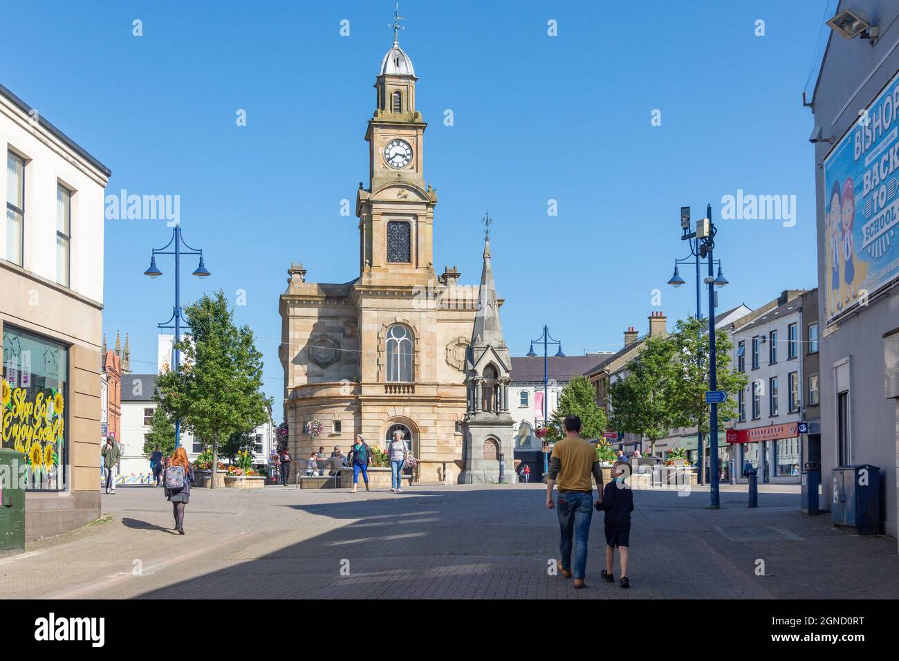 Coleraine Town Hall, The Diamond, Coleraine (Cuil Ratmain), County Derry, Nordirland, Vereinigtes Königreich Stockfoto