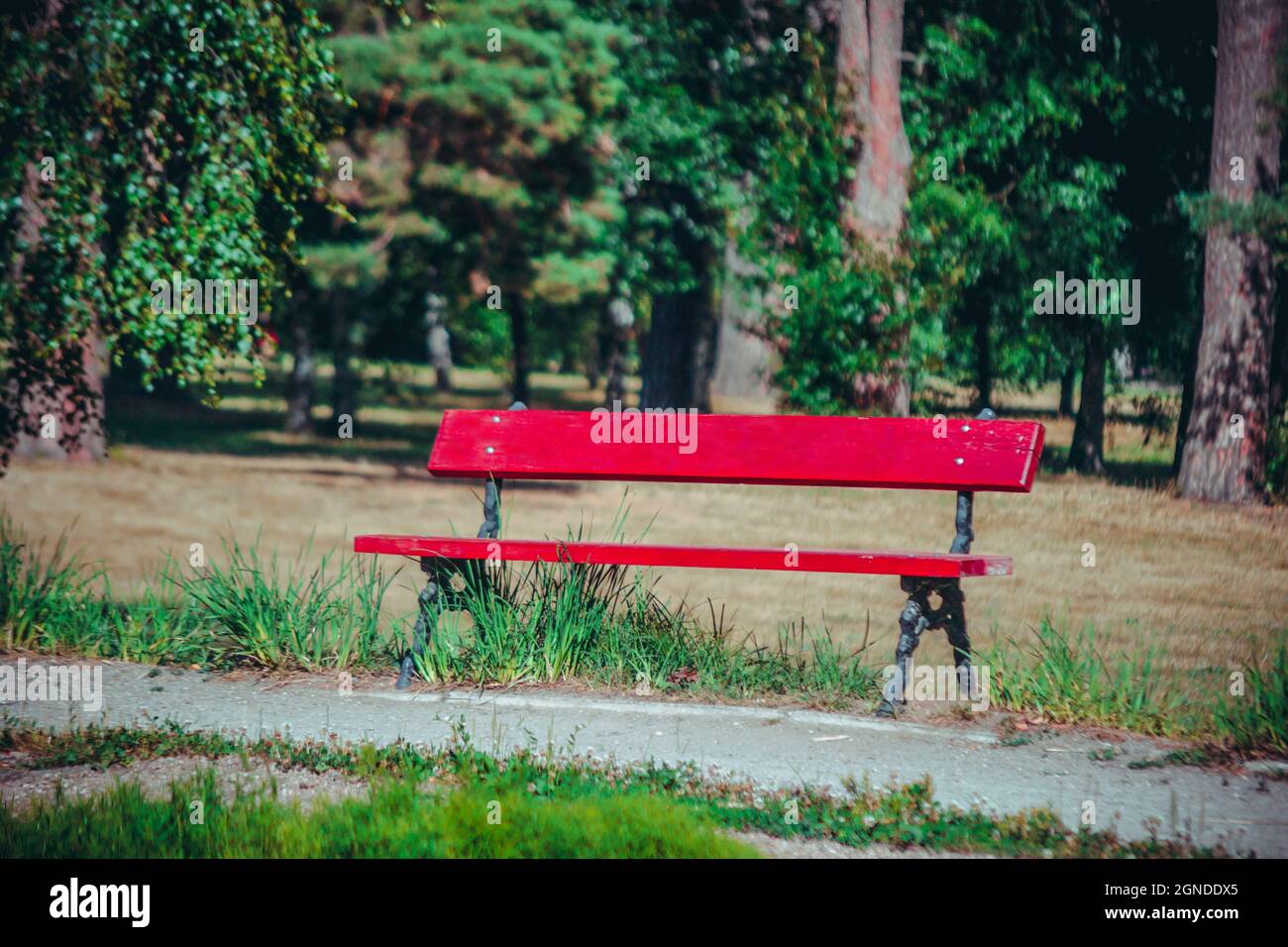 Antike bank im herbst Fotos und Bildmaterial in hoher Auflösung Alamy