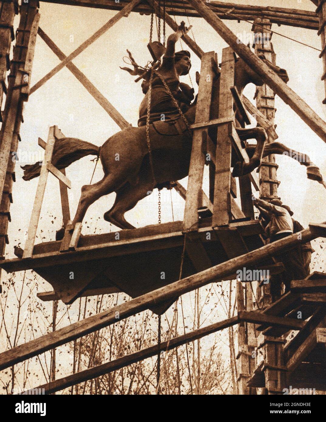 1931 , dezember , Rom , ITALIEN die Werke rund um das Denkmal ( und