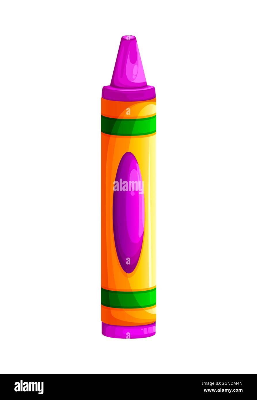 Sehr schöne Illustration eines Buntstifts für Kinder. Stockfoto