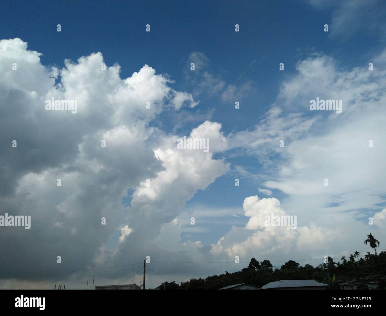 Wolken und Himmel Stockfoto
