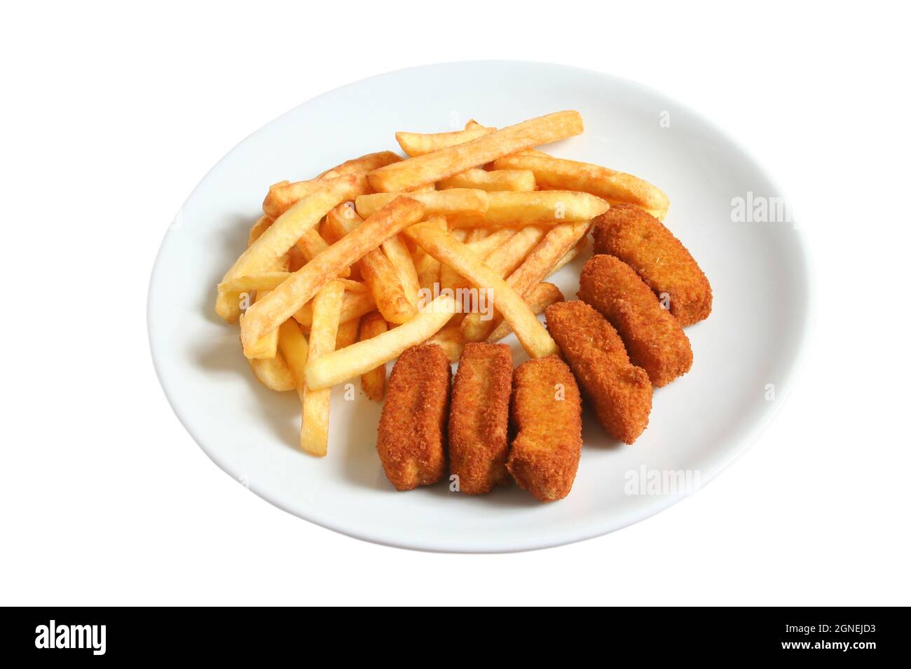 Fleischbällchen und Pommes Frites. Kadınbudu Köfte Stockfoto