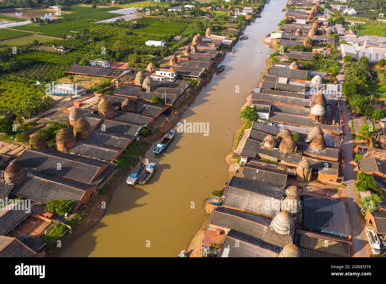 Mang Thit Töpferdorf, Vinh Long Provinz, Vietnam Stockfoto