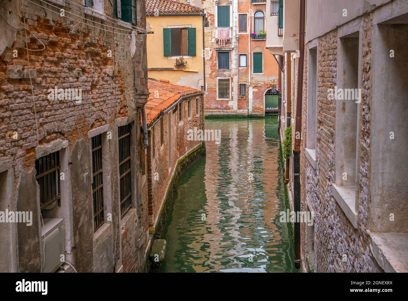 Stadtbild der Innenstadt von Venedig, in Italien Stockfoto