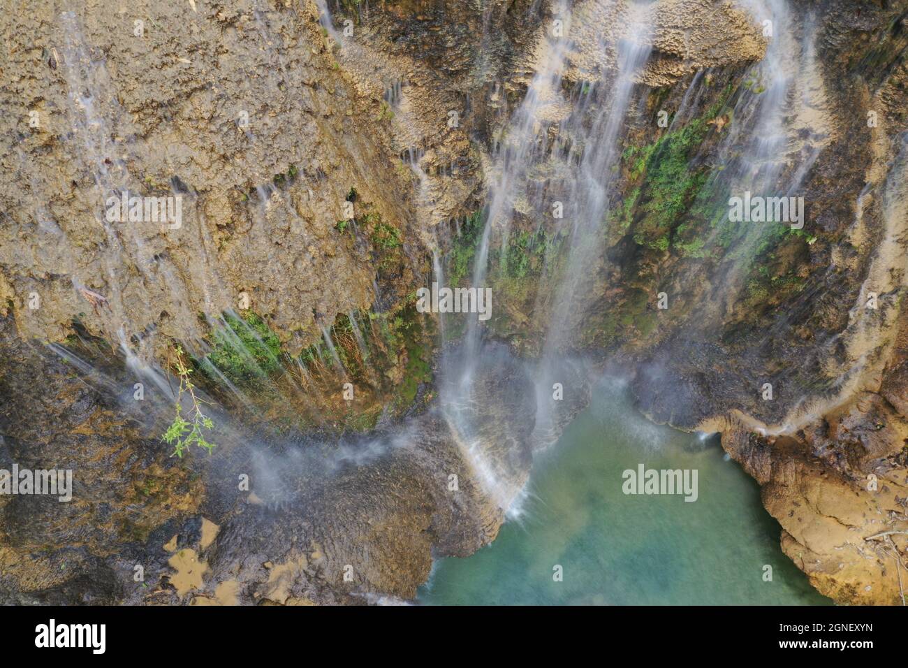 Mu Wasserfall in Hoa Binh Provinz Nordvietnam Stockfoto