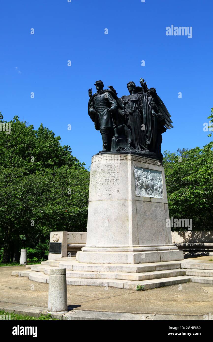Union Soldiers and Sailors Monument, Wyman Park Dell, Baltimore, Maryland, USA Stockfoto