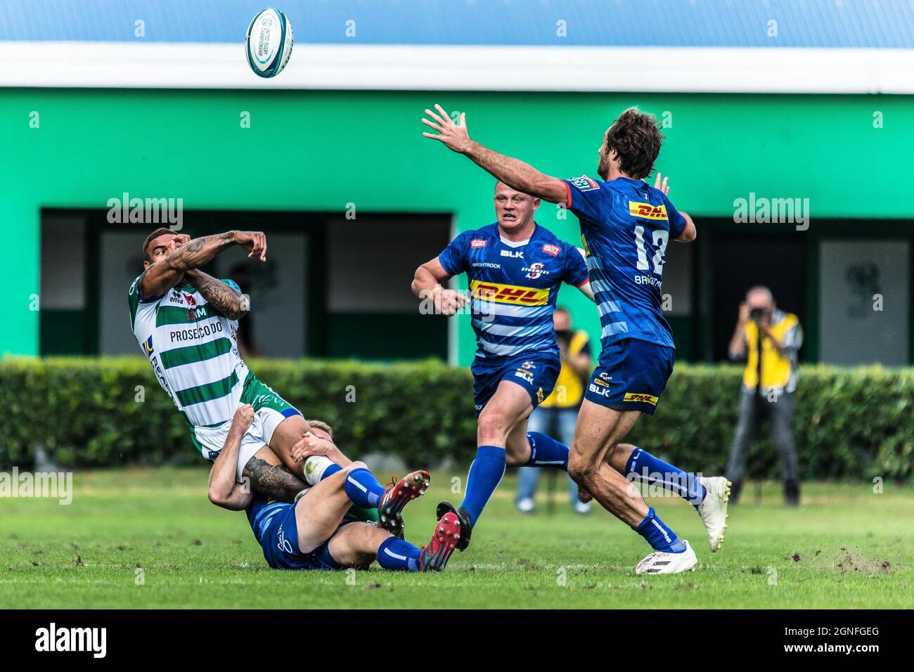 Monigo Stadium, Treviso, Italien, 25. September 2021, Monty Ioane (Benetton Treviso) während des Spiels von Benetton Rugby gegen DHL Stormers - United Rugby Championship Stockfoto