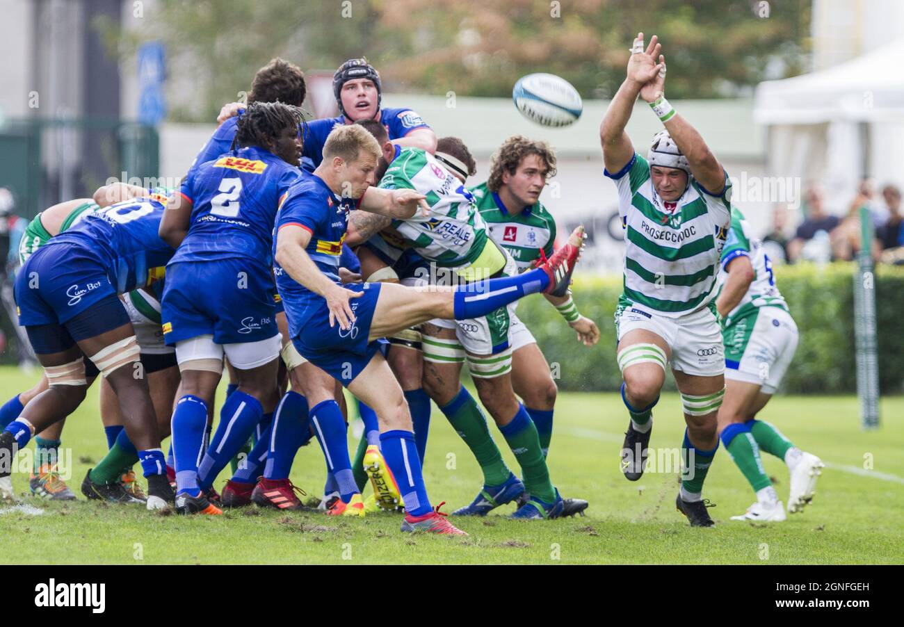 Monigo Stadium, Treviso, Italien, 25. September 2021, Paul de Wet während des Spiels von Benetton Rugby gegen DHL Stormers - United Rugby Championship Stockfoto