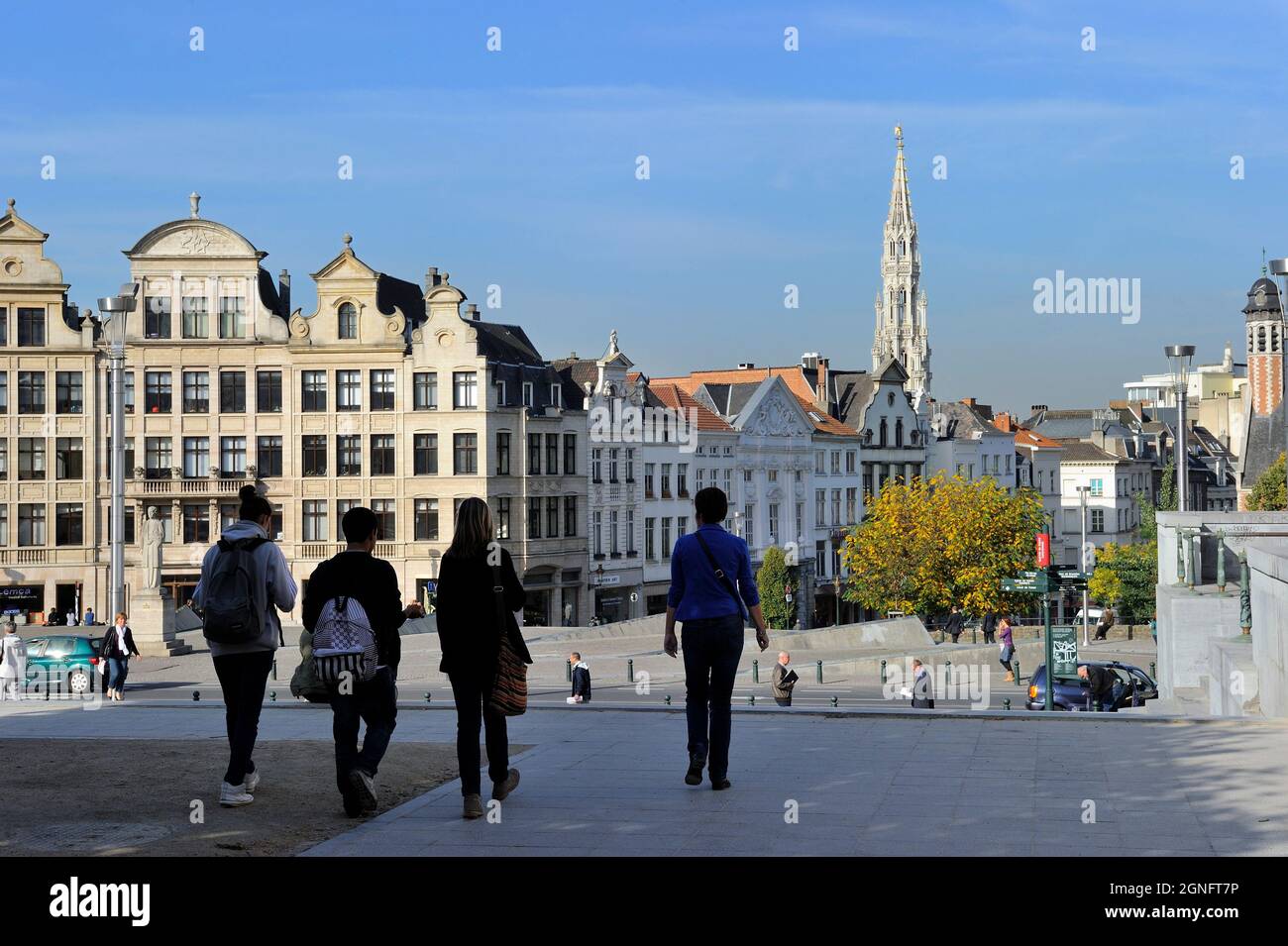 BELGIEN, STADT BRÜSSEL, STADTTEIL DES ZENTRUMS GENANNT DAS ZENTRUM, ALBERTINE PLATZ Stockfoto