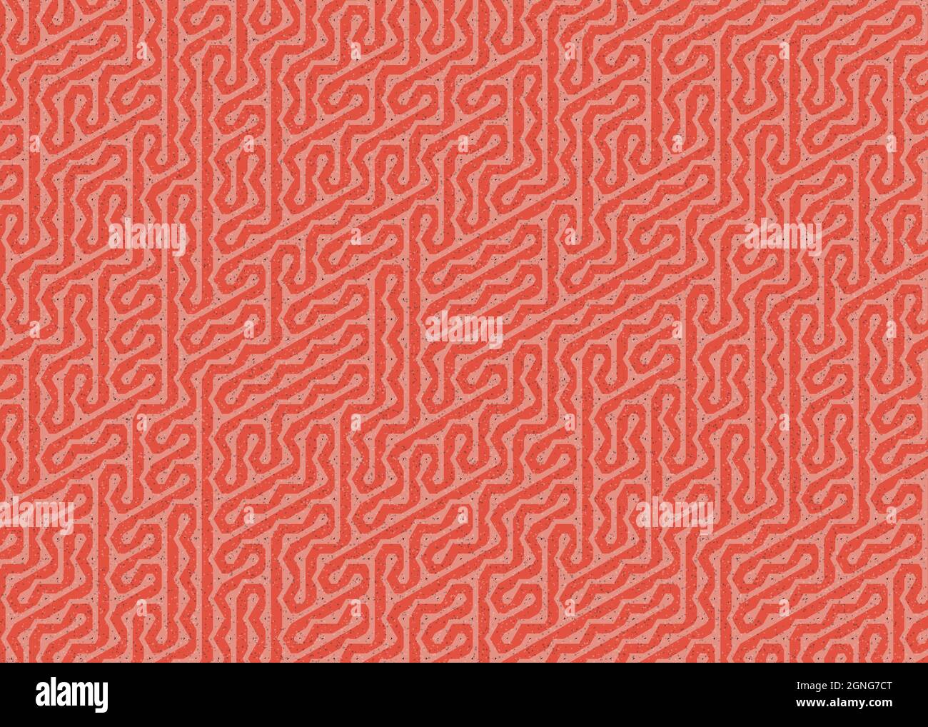 Computer-generierte Hexagon Tile Verbindung Kunst Hintergrund Design Illustration Stock Vektor