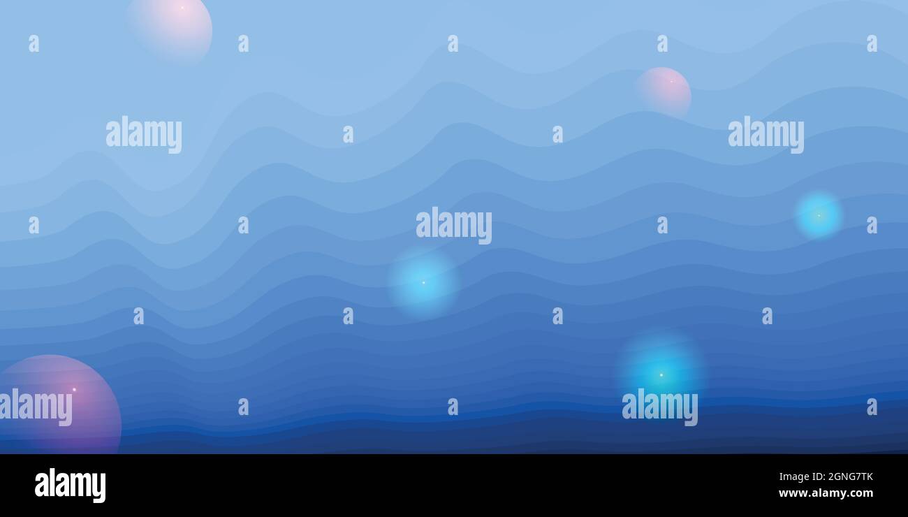 Abstrakt Hintergrund blau Farbe Welle Outdoor Textur Ball Kreis Explosion Saison Feier Tapete Hintergrund Muster Vektor Illustration EPS10 Stock Vektor