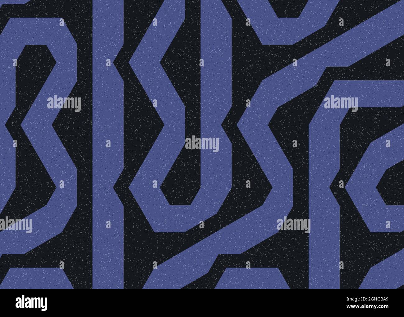 Computer-generierte Hexagon Tile Verbindung Kunst Hintergrund Design Illustration Stock Vektor
