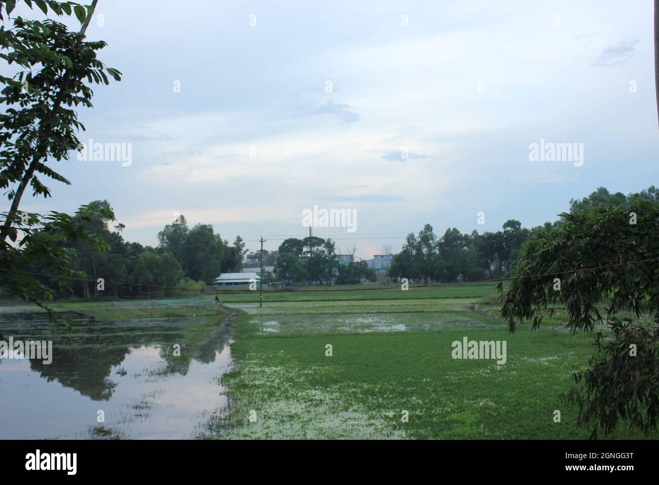 Die Flut außerhalb der Saison Stockfoto