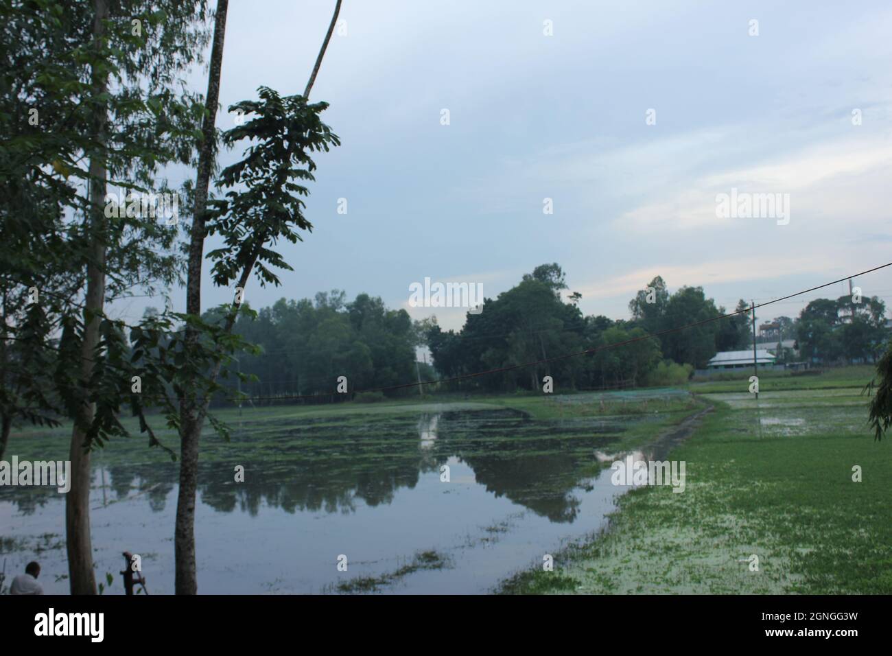 Die Flut außerhalb der Saison Stockfoto