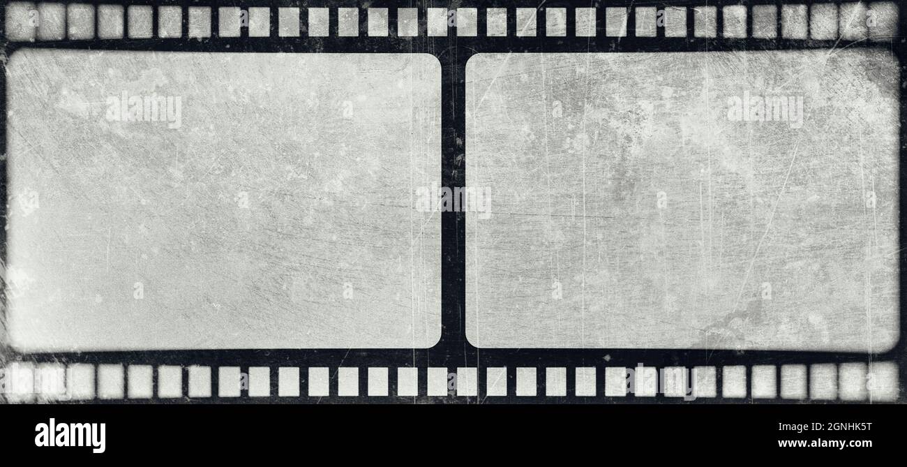 Alte Filmtextur des Kamerarahmens Hintergrund für Kunstdesign in Ihrer Arbeit. Stockfoto