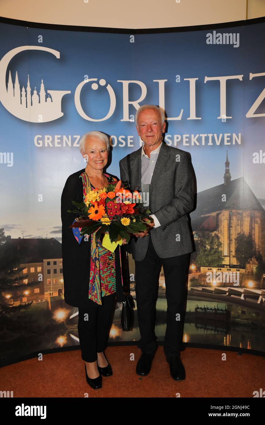 Der Förderkreis des Naturkundemuseums Görlitz gibt den 11. Görlitzer Meridian Naturfilmpreis ist an die Naturfilmproduktion Heinz und Ingrid von Matth Stockfoto