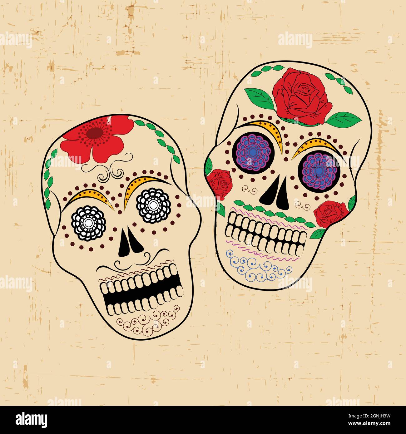 Dia De los Muertos Stock Vektor