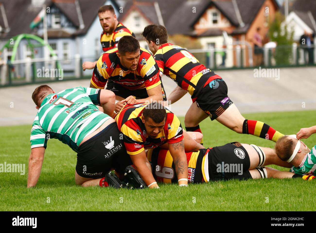 Carmarthen Quins RFC / Llandovery RFC 2021 Stockfoto