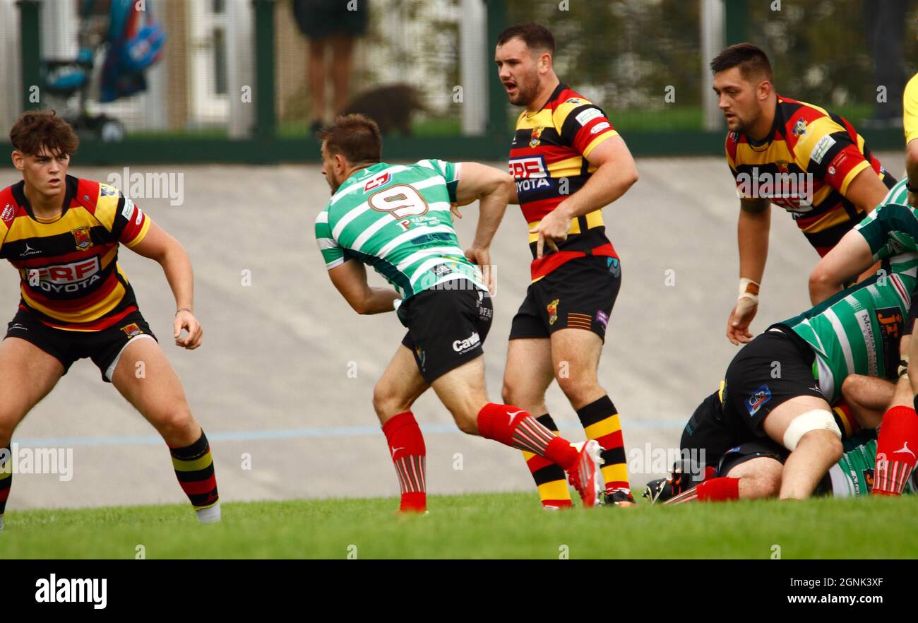 Carmarthen Quins RFC / Llandovery RFC 2021 Stockfoto