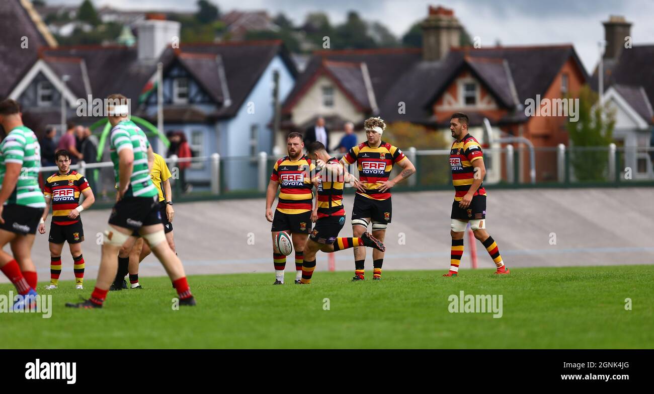 Carmarthen Quins RFC / Llandovery RFC 2021 Stockfoto