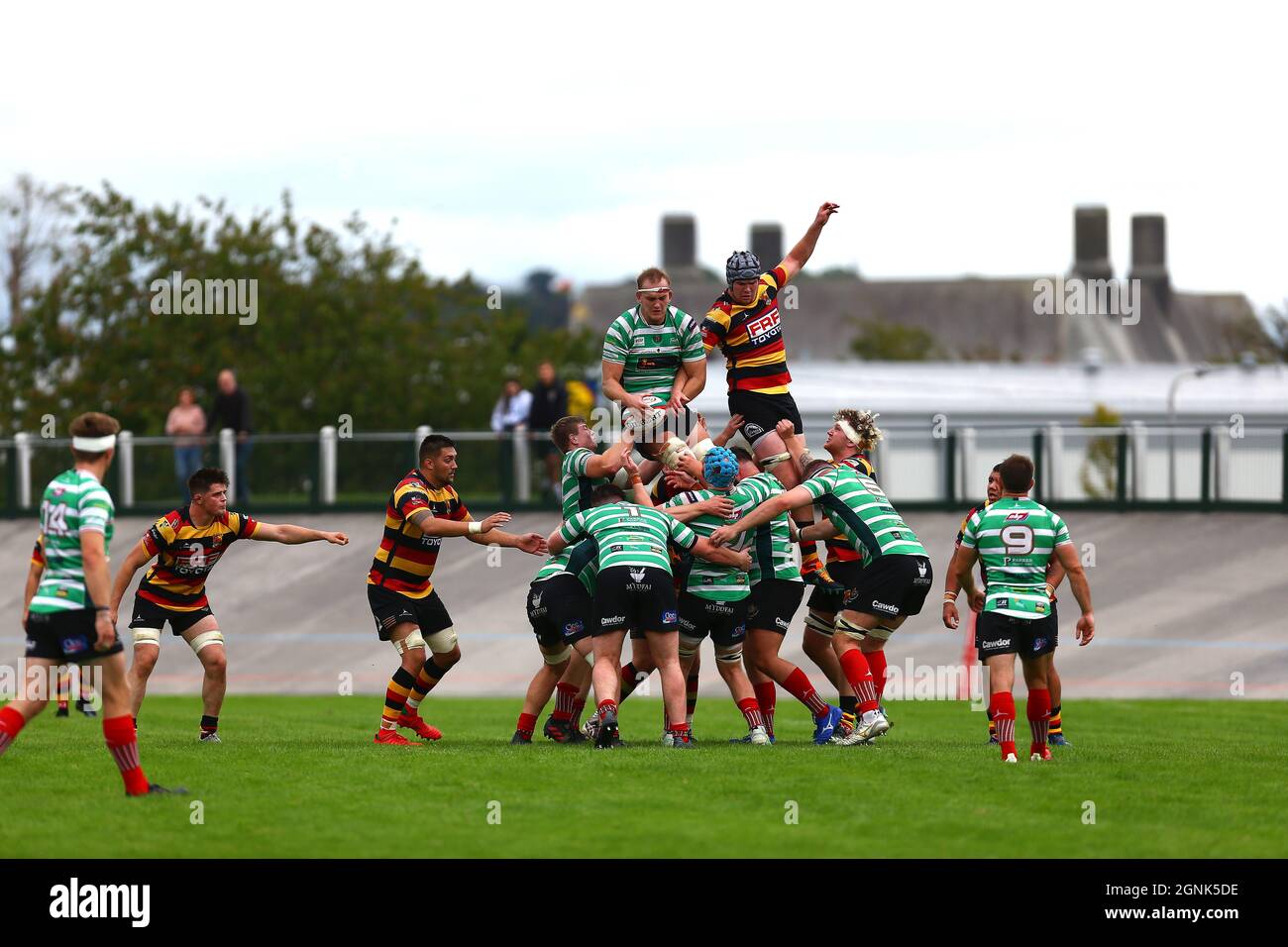 Carmarthen Quins RFC / Llandovery RFC 2021 Stockfoto