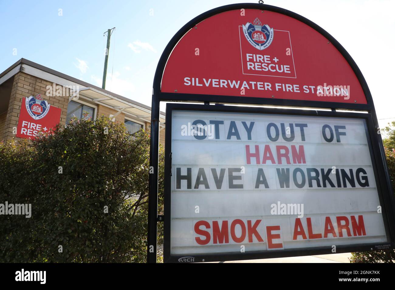Silverwater Fire Station, 122 Adderley St W, Silverwater NSW 2141 Stockfoto