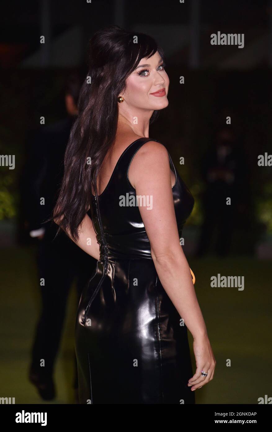 LOS ANGELES, CA - 25. SEPTEMBER: Katy Perry nimmt an der Eröffnungsgala des Academy Museum of Motion Picturs im September im Academy Museum of Motion Pictures Teil Stockfoto