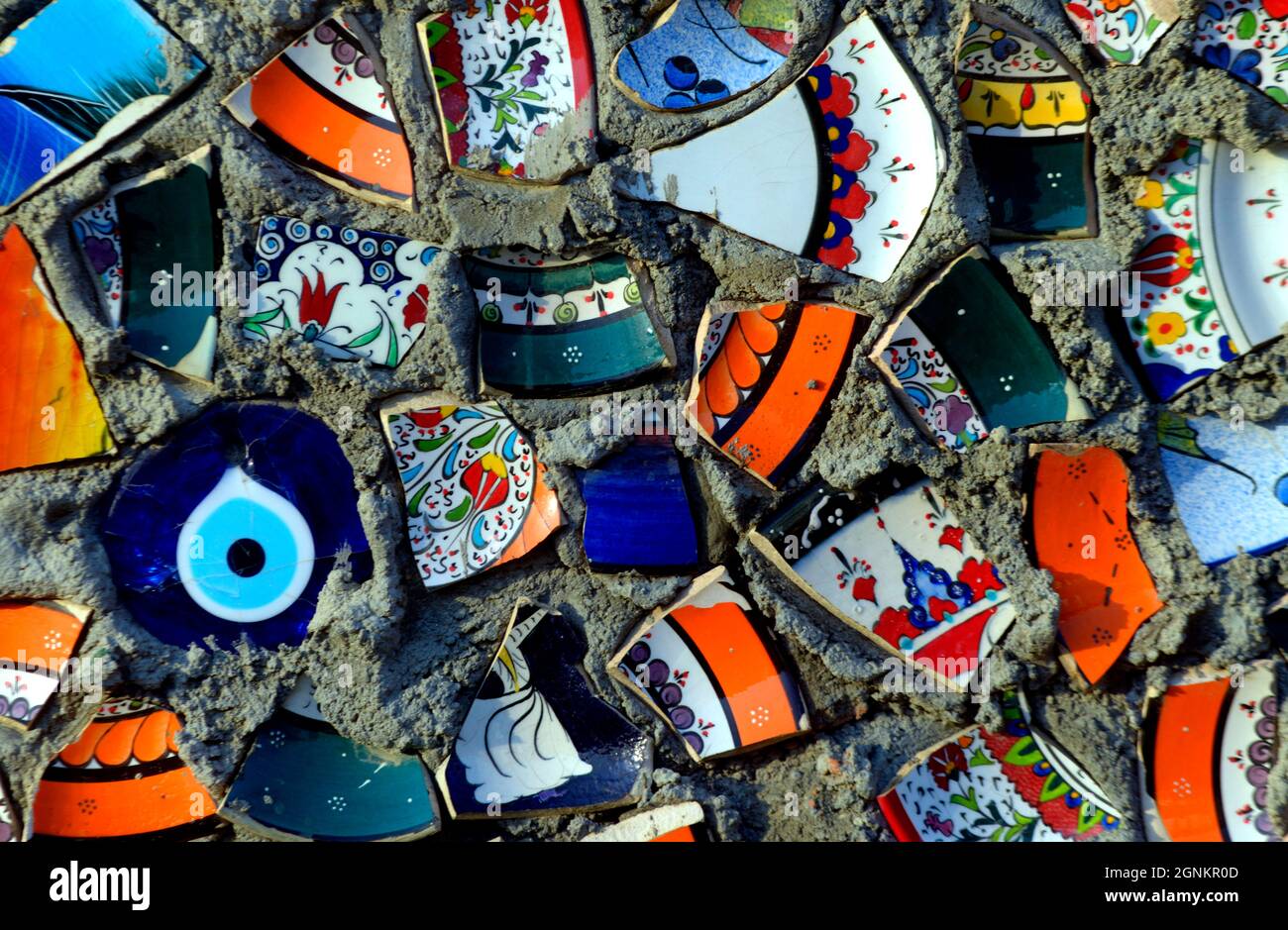Fröhliche Farben der Türkei Stockfoto
