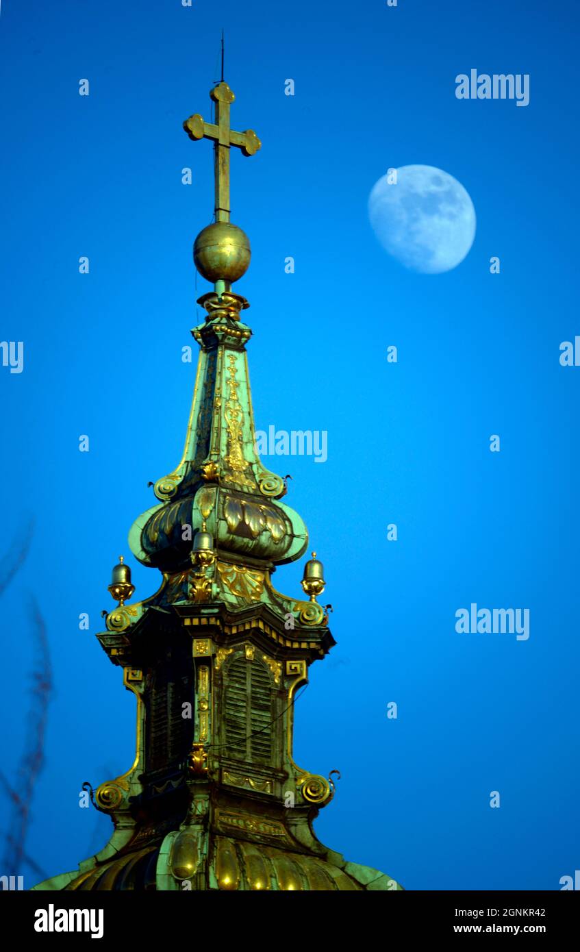 Ortodox-Mond Stockfoto