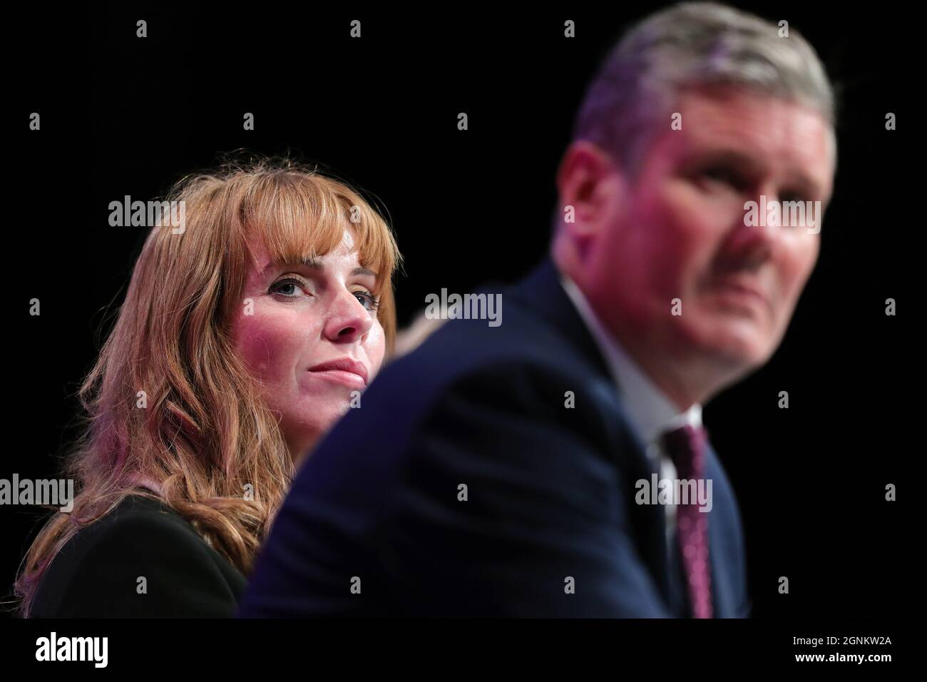 Angela Rayner Keir Starmer 2021 Stockfotografie Alamy 