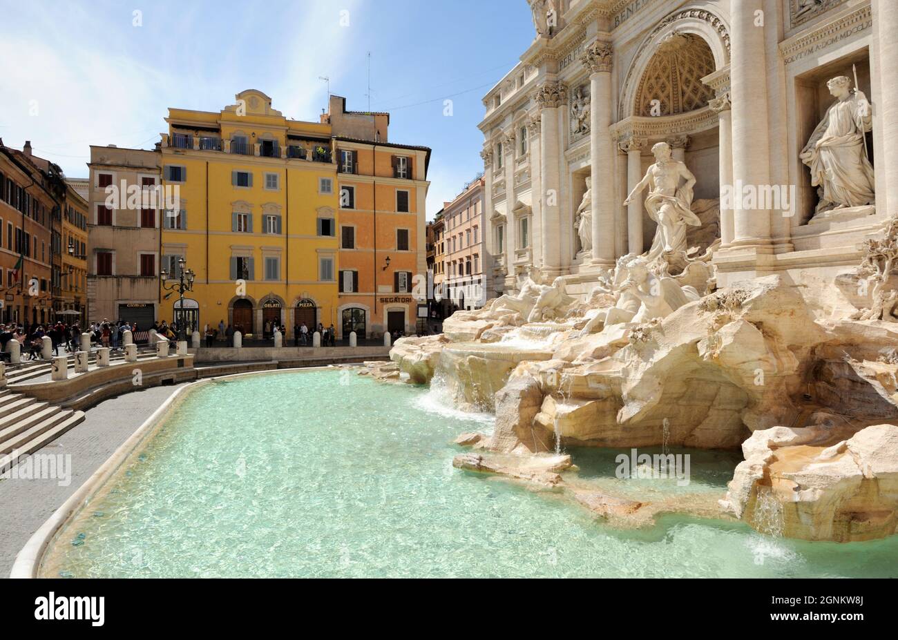 Fontana di Trevi, Rom, Italien Stockfoto