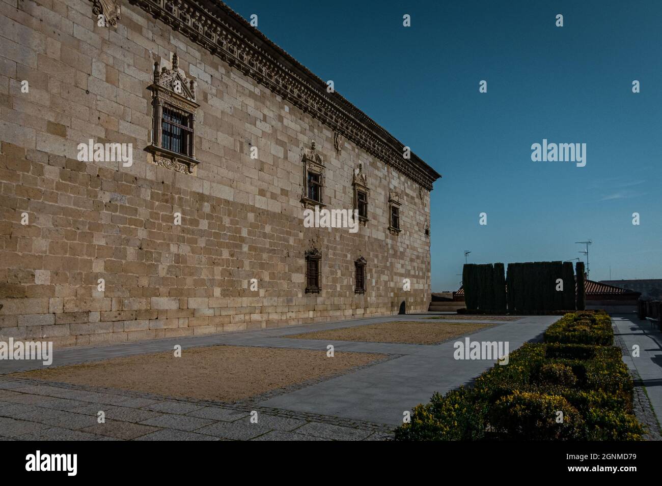 Historische Gebäude in der Stadt Toledo. Februar 2019 Spanien Stockfoto