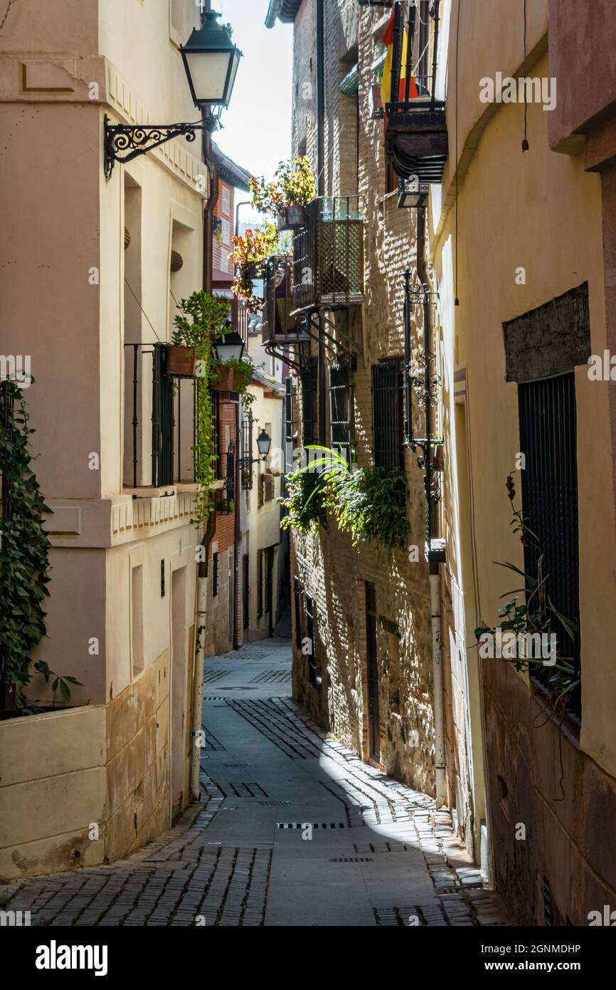 Ecken der Stadt Toledo. Februar 2019 Spanien Stockfoto