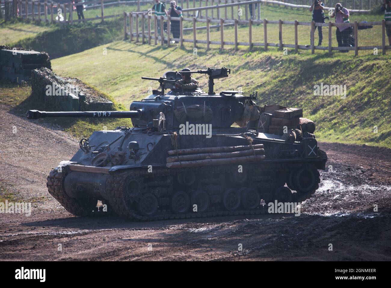 M4A3E8 (76) Sherman Tank Fury, Bovington Tank Museum, Dorset, England Stockfoto