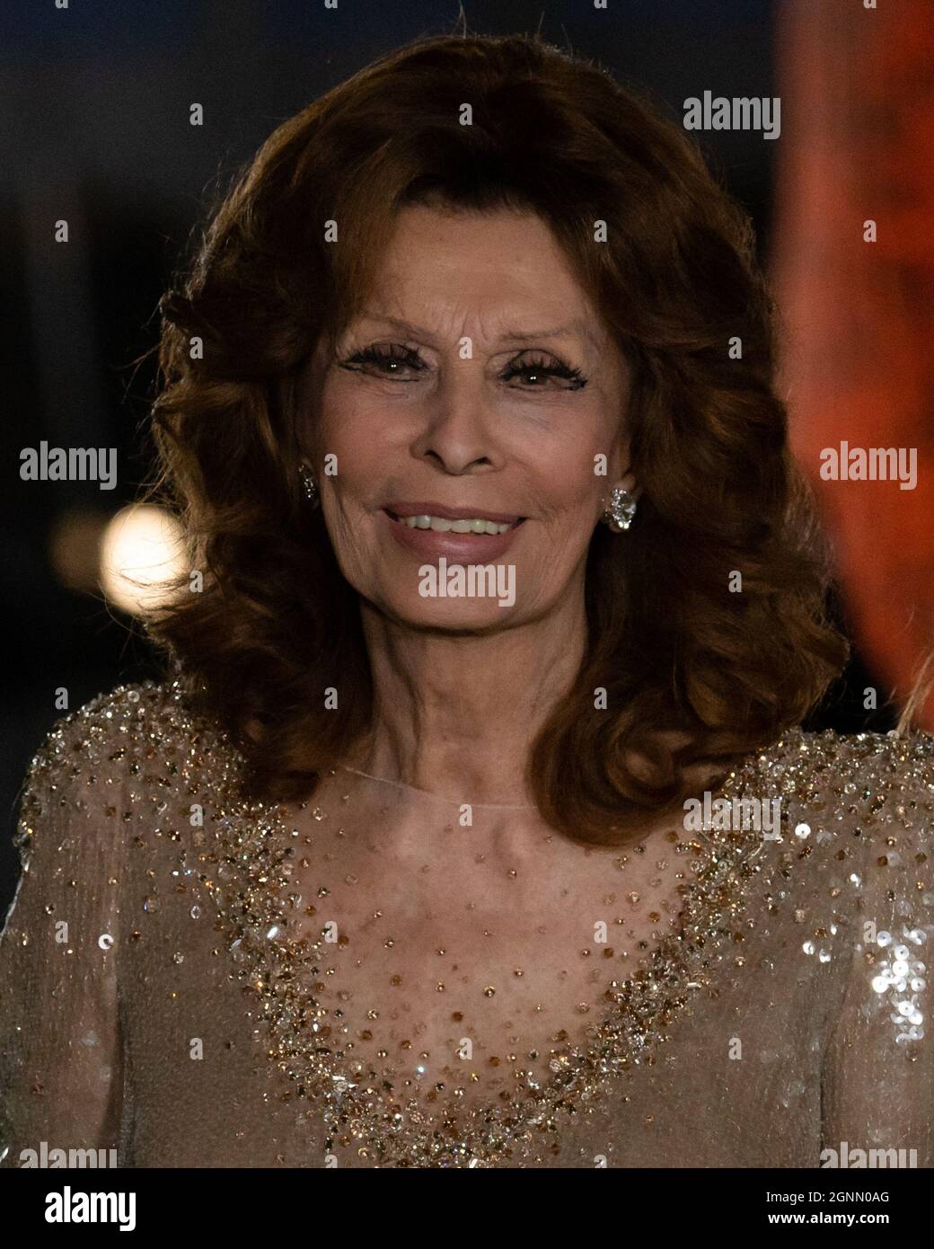 25. September 2021 - Los Angeles, Kalifornien - Sophia Loren. Eröffnungsgala des Academy Museum of Motion Pictures im Academy Museum of Motion Pictures auf dem Wishire Boulevard. (Bild: © Billy Bennight/AdMedia über ZUMA Press Wire) Stockfoto