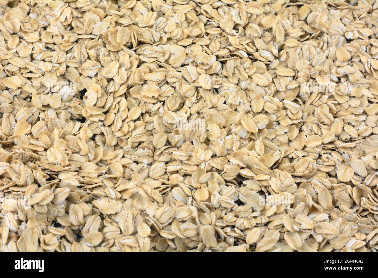 Food Hintergrund von gesunden traditionellen altmodischen gerösteten Haferflocken Getreide Stockfoto