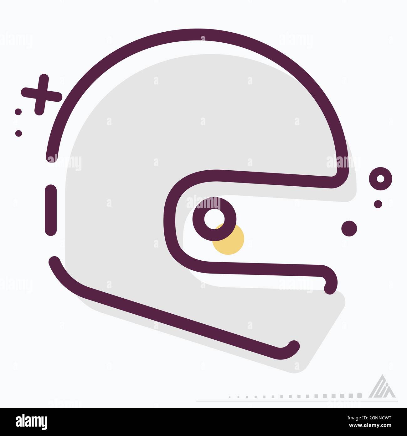 Icon Motor Racing - MBE Syle - einfache Illustration, editierbare Kontur, Design Template Vektor, gut für Drucke, Poster, Werbung, Ankündigungen, Stock Vektor