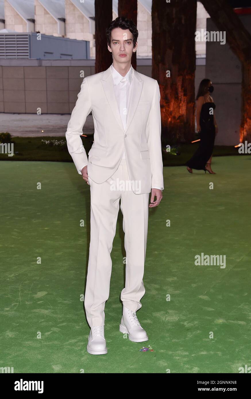 LOS ANGELES, CA - 25. SEPTEMBER: Cody Smith besucht die Eröffnungsgala des Academy Museum of Motion Picturs im Academy Museum of Motion Pictures am September Stockfoto