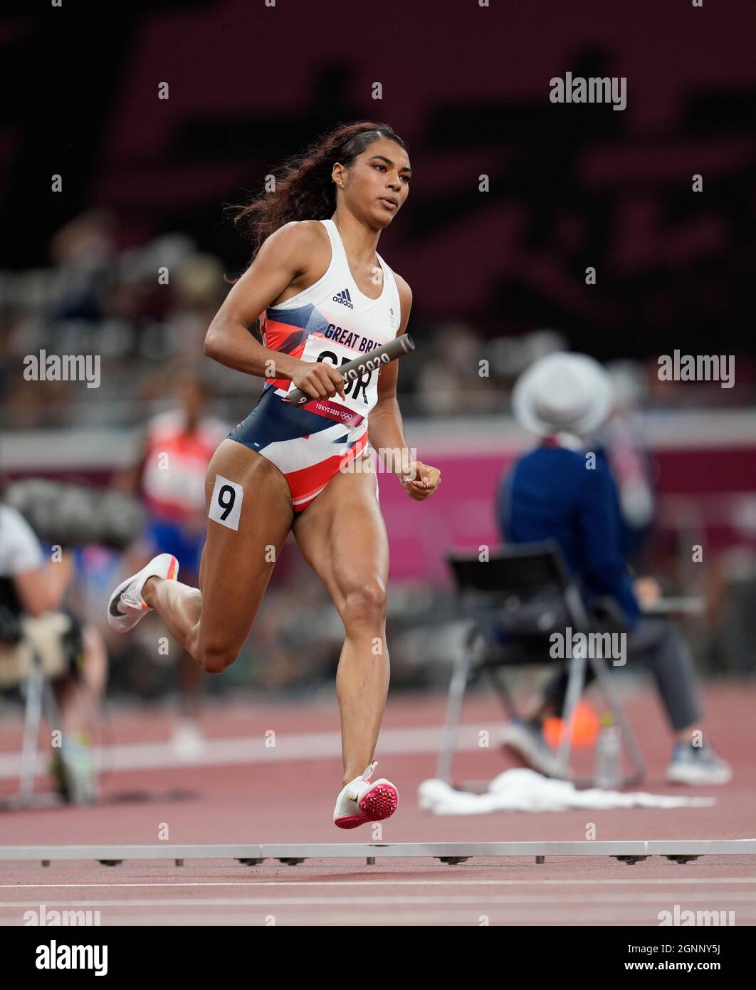 Nicole Yeargin bei den Olympischen Spielen 2020 in Tokio. Stockfoto