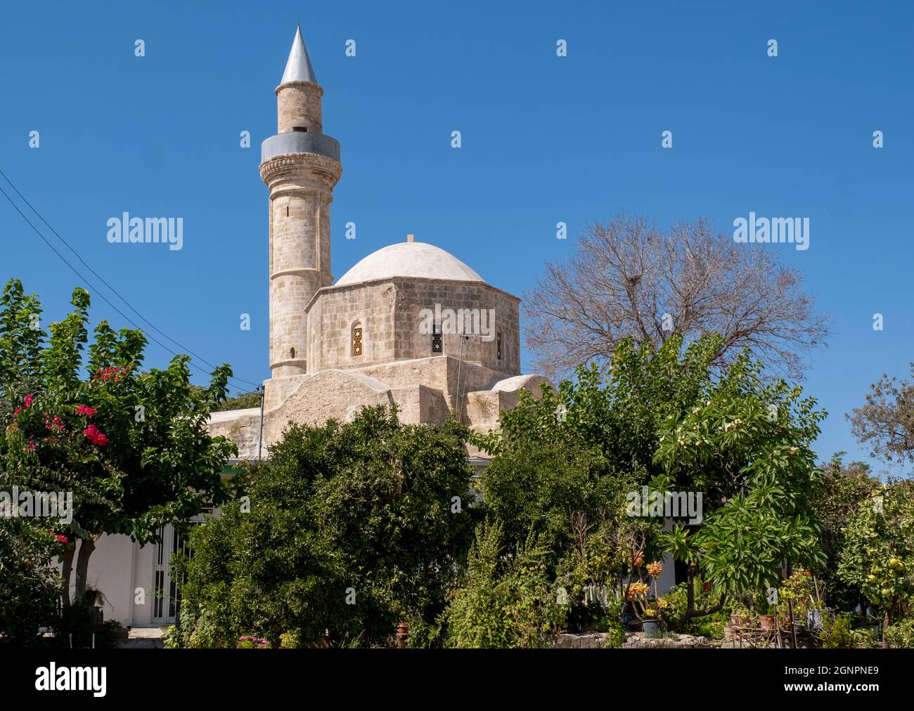 Camii-Kebir-Moschee, Mouttalos, Altstadt von Pafos, Zypern. Stockfoto