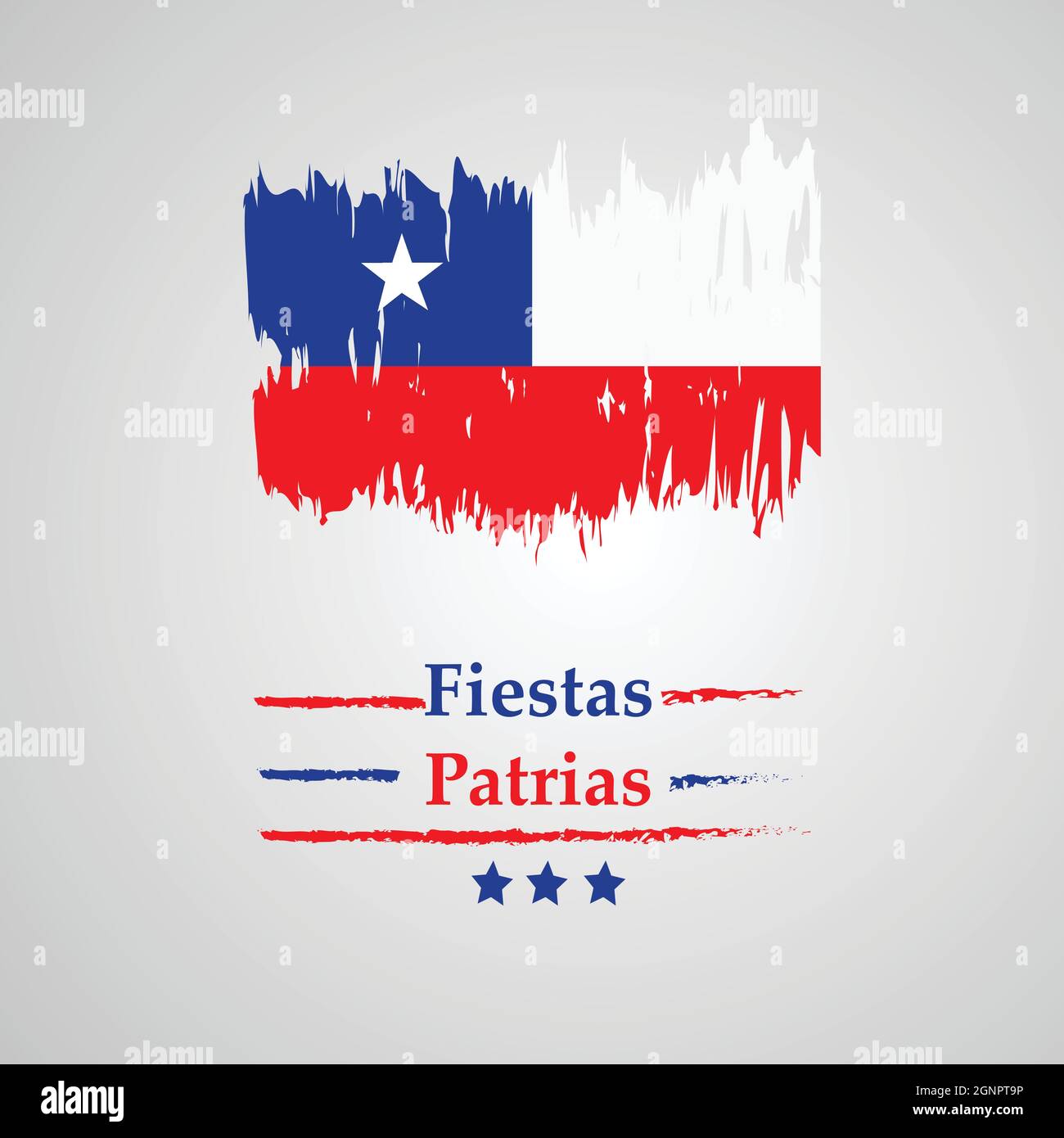 Fiestas Patrias Hintergrund Stock Vektor