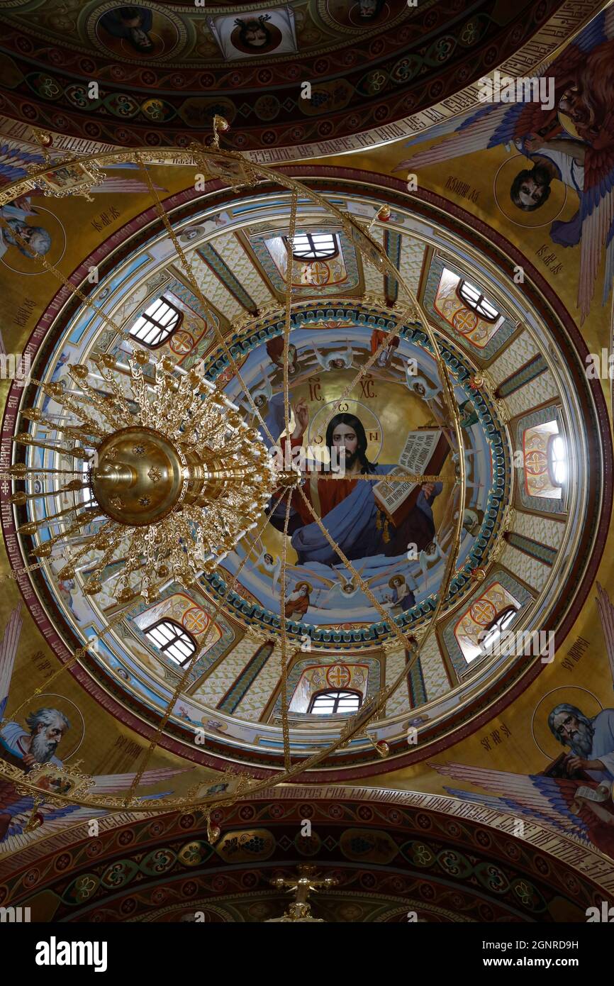 Kirche Kuppel, Curchi Kloster, Moldawien Stockfoto