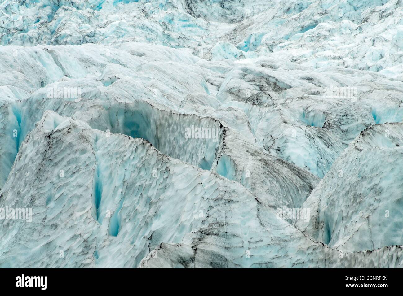 Vatnajokull-Gletscher bei Skaftafell, Island Stockfoto