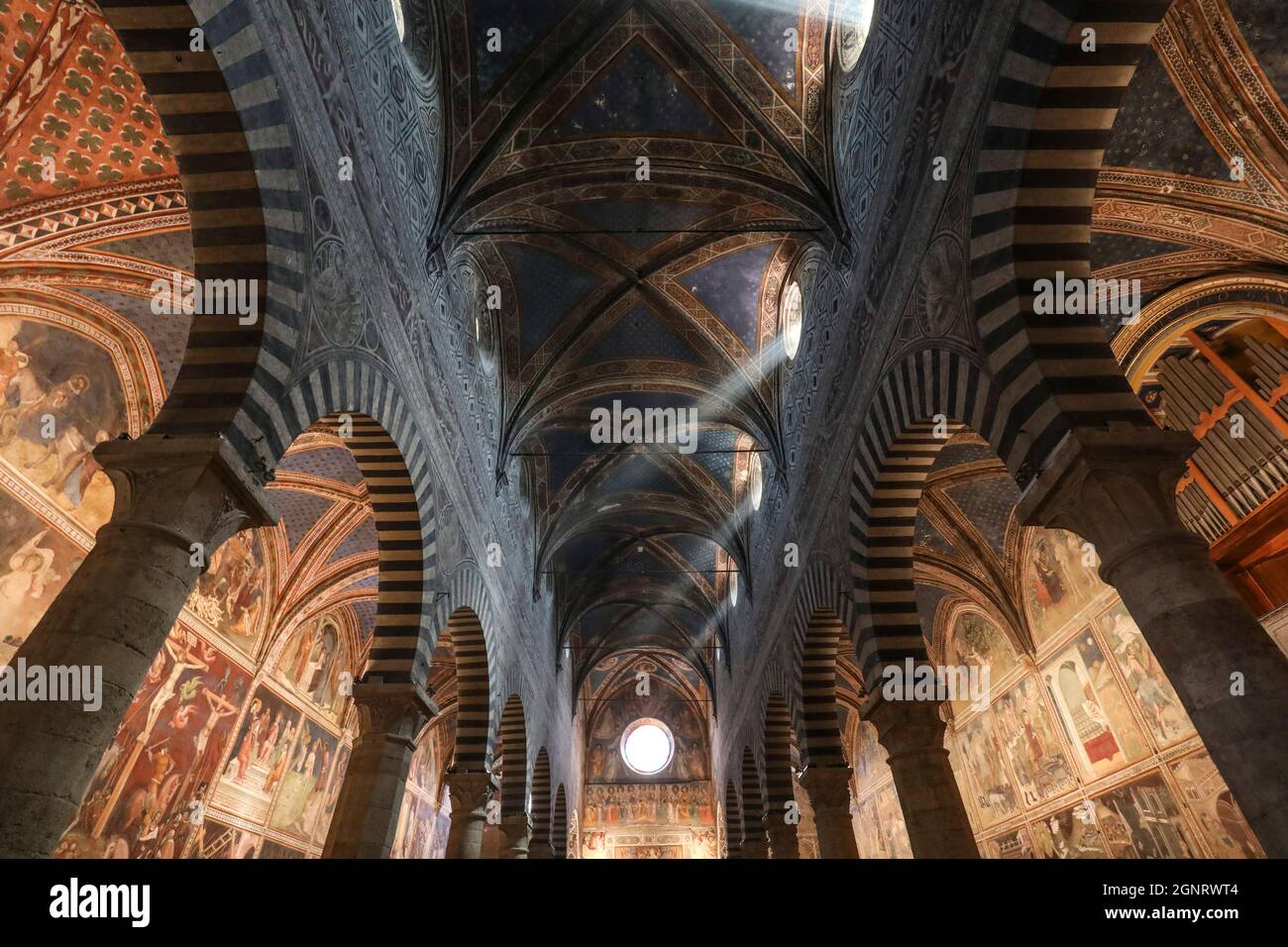 SAN GIMIGNANO, ITALIEN Stockfoto