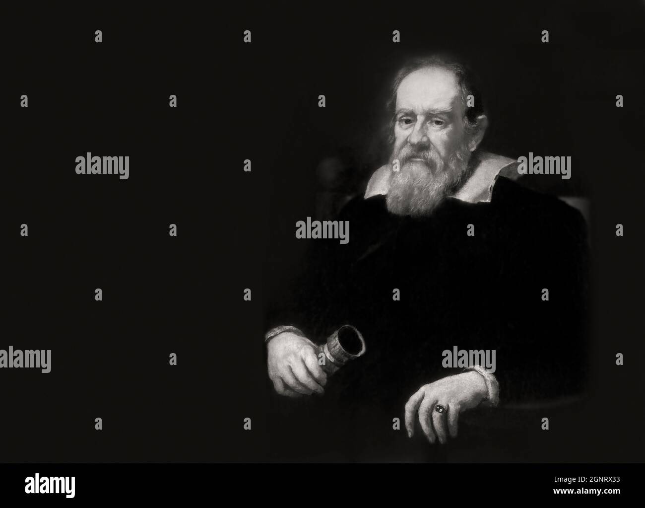 Galileo Galilei, 1564 - 1642, italienischer Astronom Stockfoto