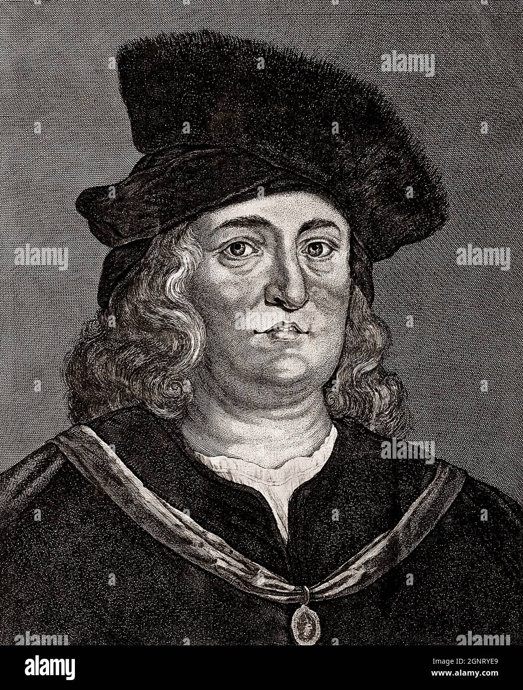 Philippus Aureolus Theophrastus Bombast von Hohenheim oder Paracelsus, 1493-1541, Schweizer Arzt, Alchemist Stockfoto